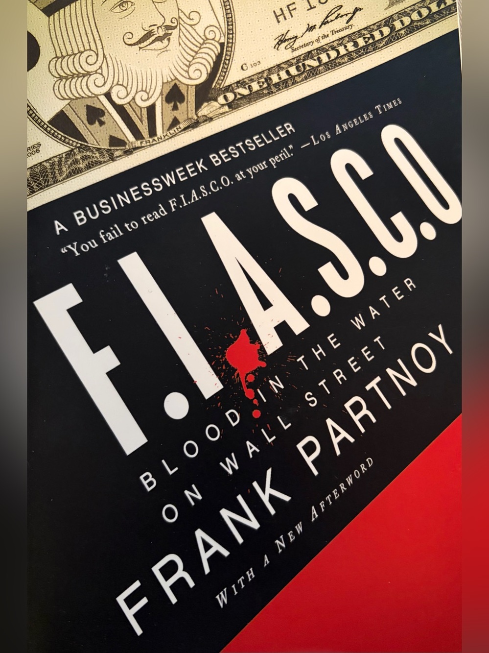 Paperback Book - F.I.A.S.C.O:Blood in the Water on Wall Street by Frank Partnoy